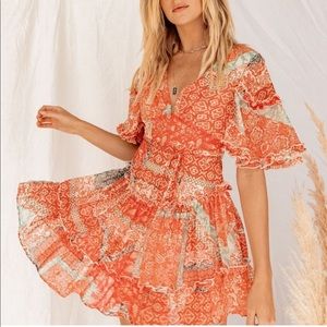 Croatian Sunset Mini Dress